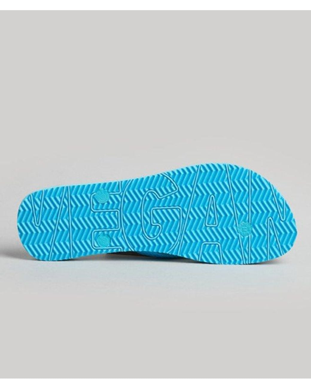 Superdry Blue Vintage Flip Flops