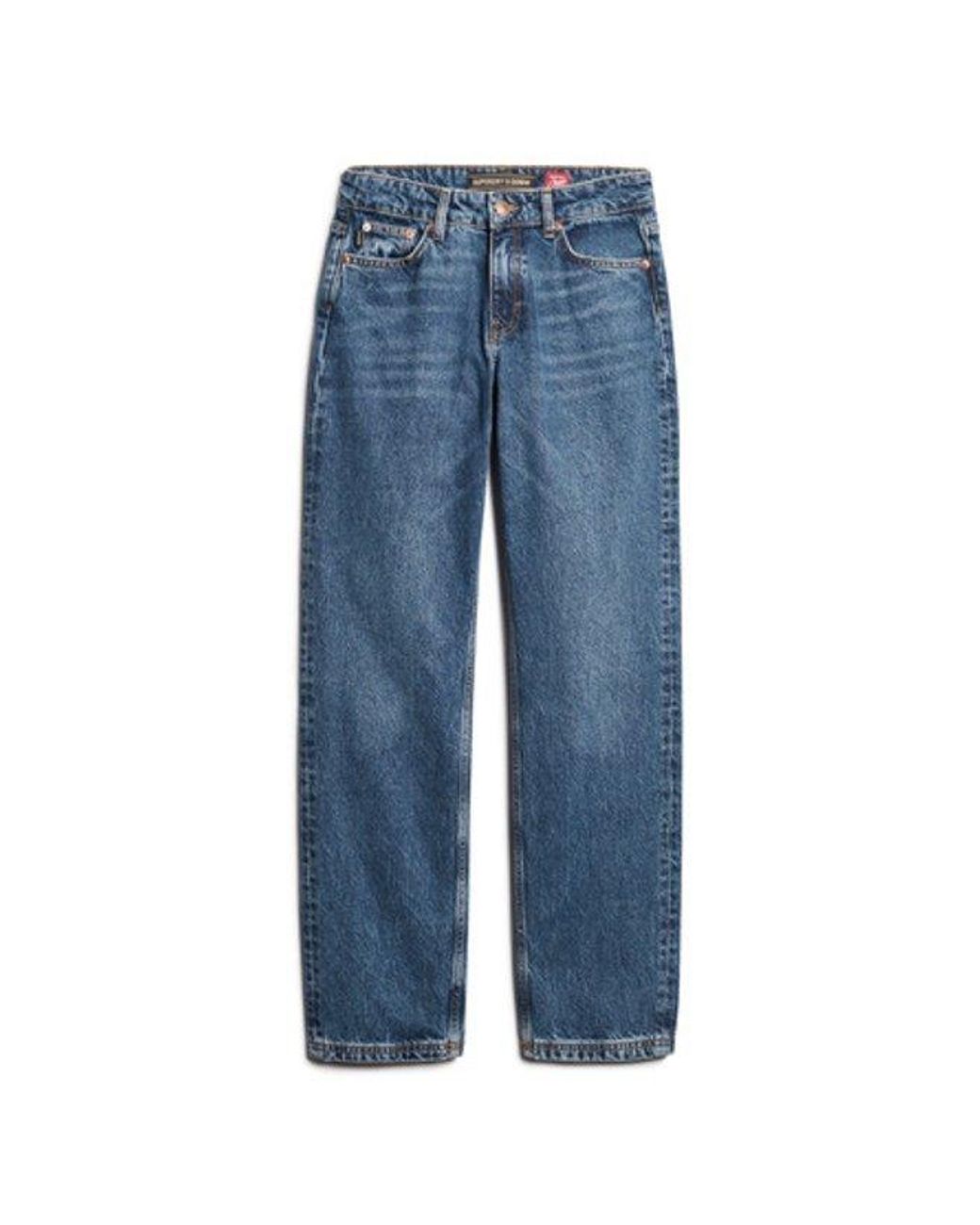 Superdry Blue & Co Mid Rise Straight Leg Jean
