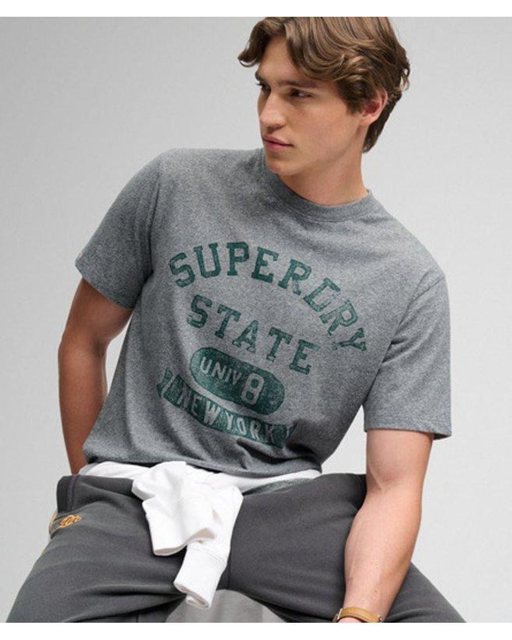 Superdry Gray & Co Athletic Essentials T-shirt for men