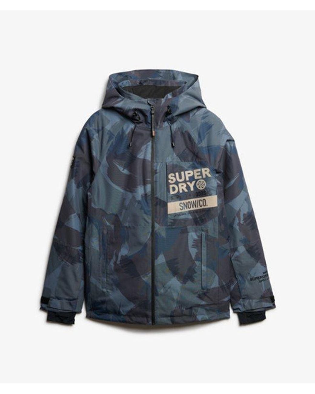 Superdry Gray Ski Freestyle Core Jacket for men