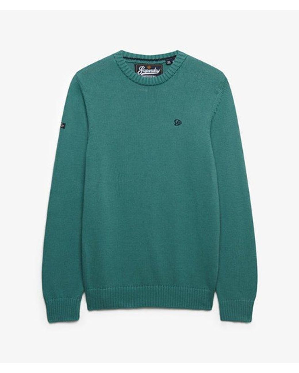 Superdry Green & Co Preppy Cotton Jumper for men