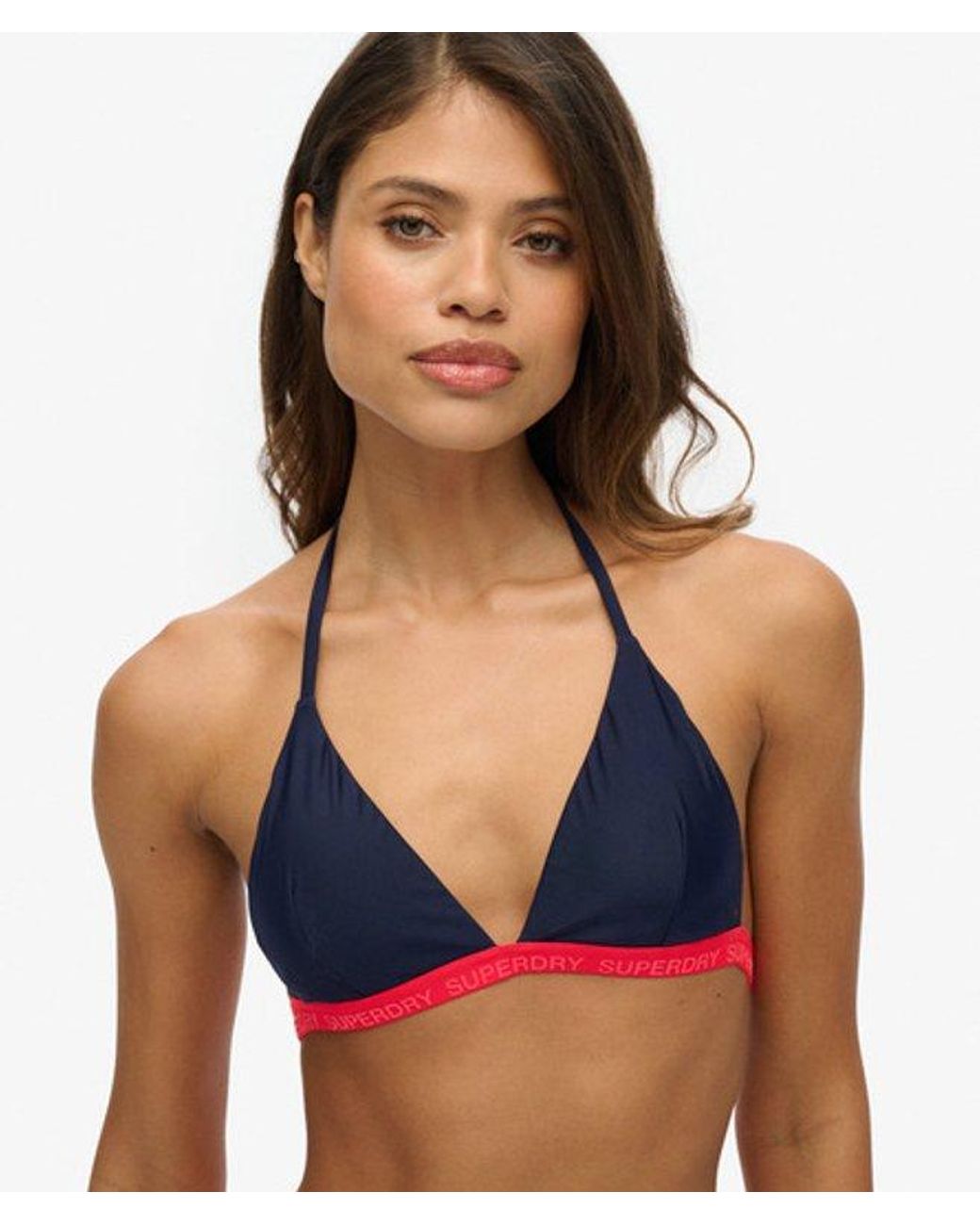 Superdry Red & Co Elastic Classic Bikini Bottoms