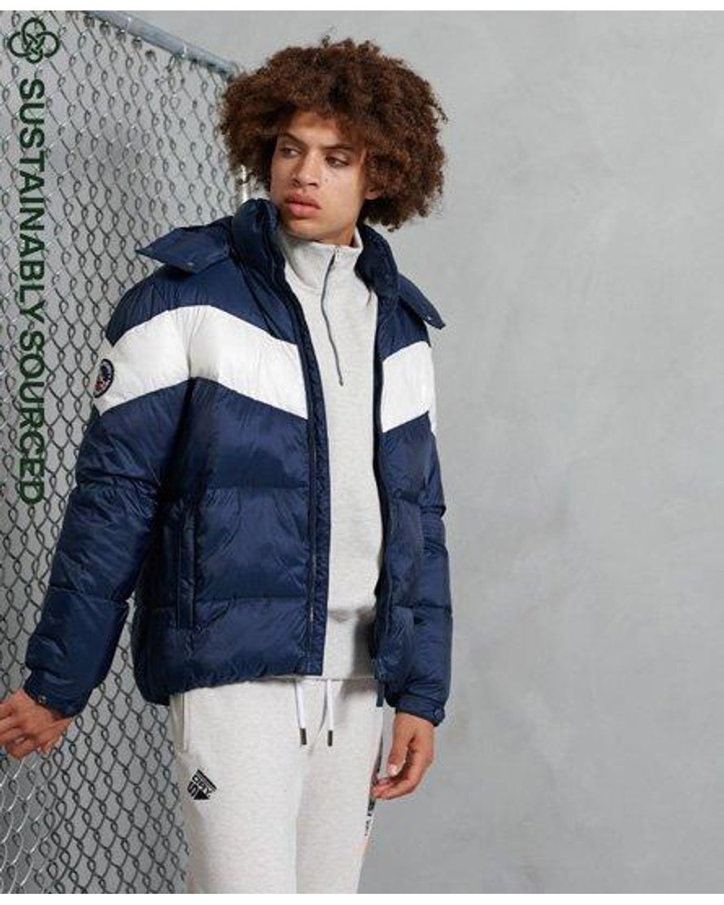 superdry reflective jacket