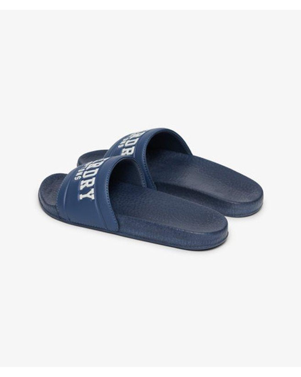Superdry Blue & Co Destination Pool Sliders