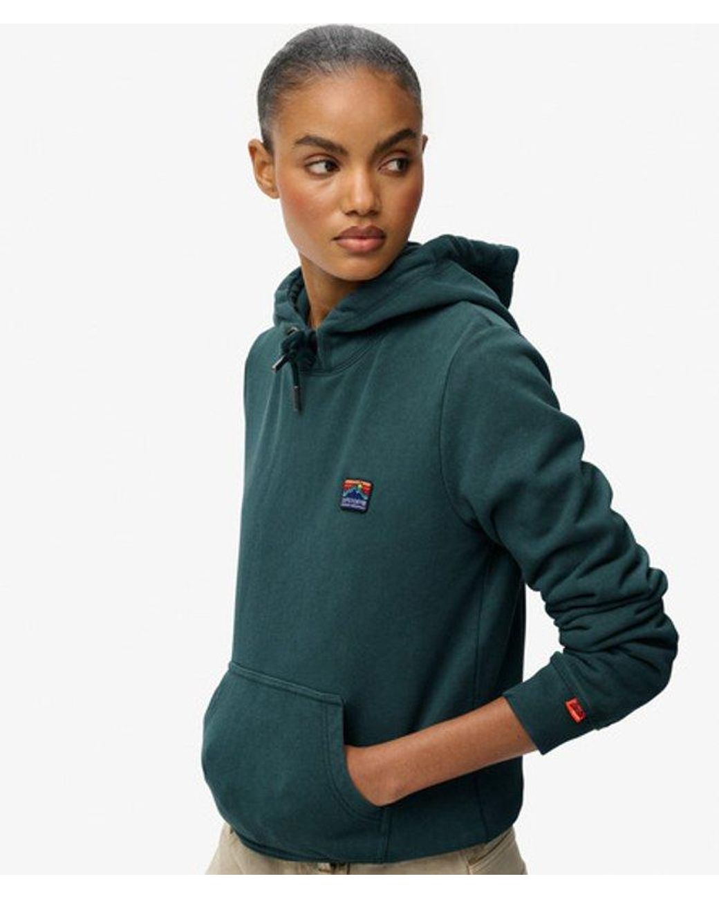 Superdry Blue & Co Great Outdoors Embroidered Hoodie