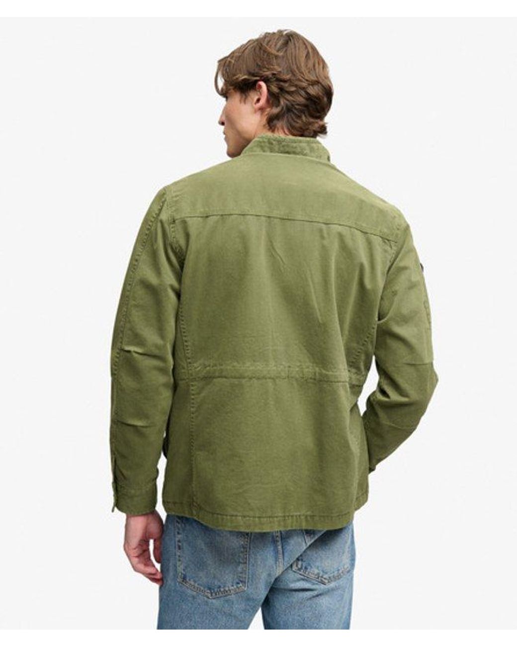 Superdry Green & Co Patched Military M65 Jacket for men
