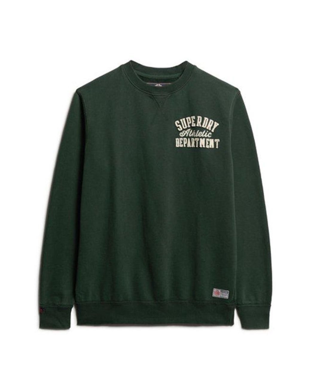 Superdry Green & Co Vintage Athletic Crew Neck Sweatshirt for men