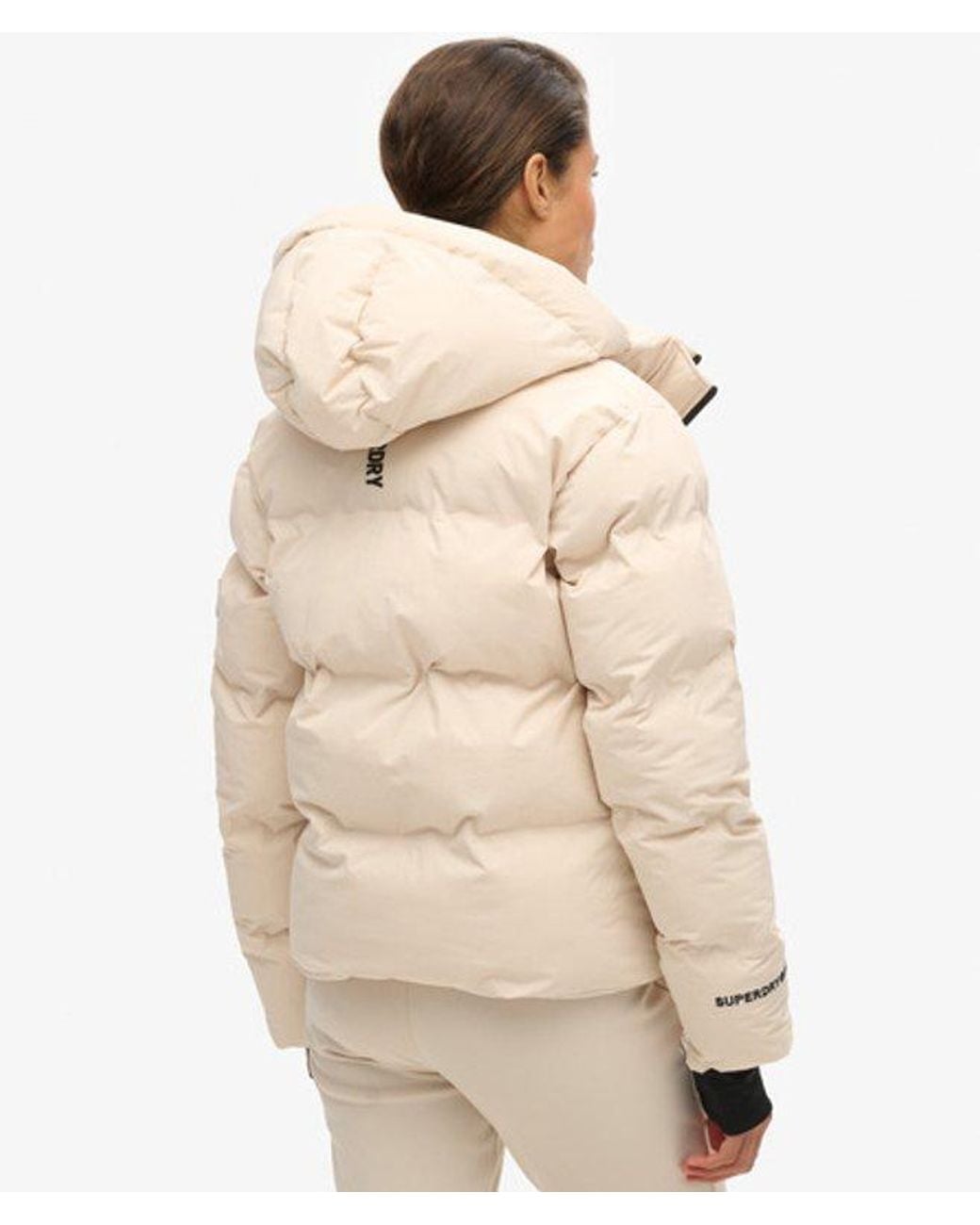 Superdry Natural & Co Hooded Ski Boxy Puffer Jacket