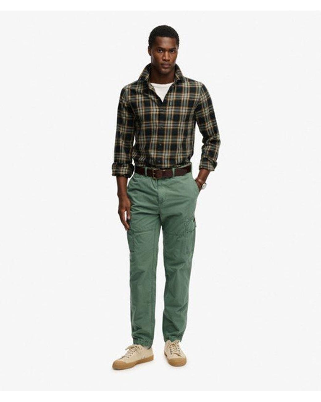 Superdry Green & Co Ripstop Light Cargo Pants for men