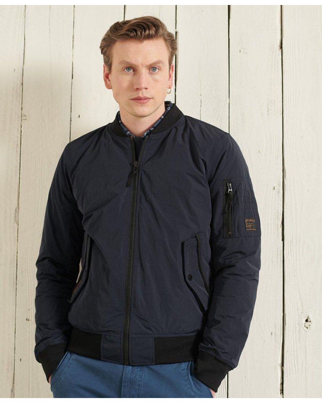 military flight bomber jacket