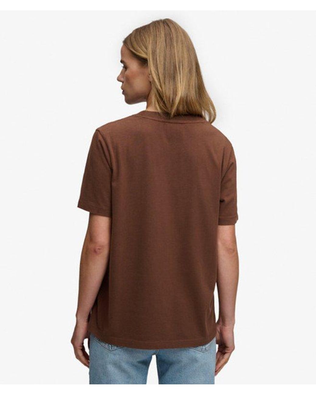 Superdry Brown & Co Signature Embroidered T-shirt