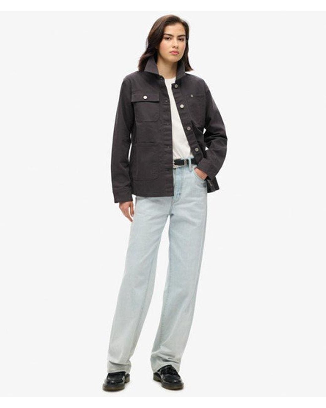 Superdry Black & Co Embroidered Chore Jacket