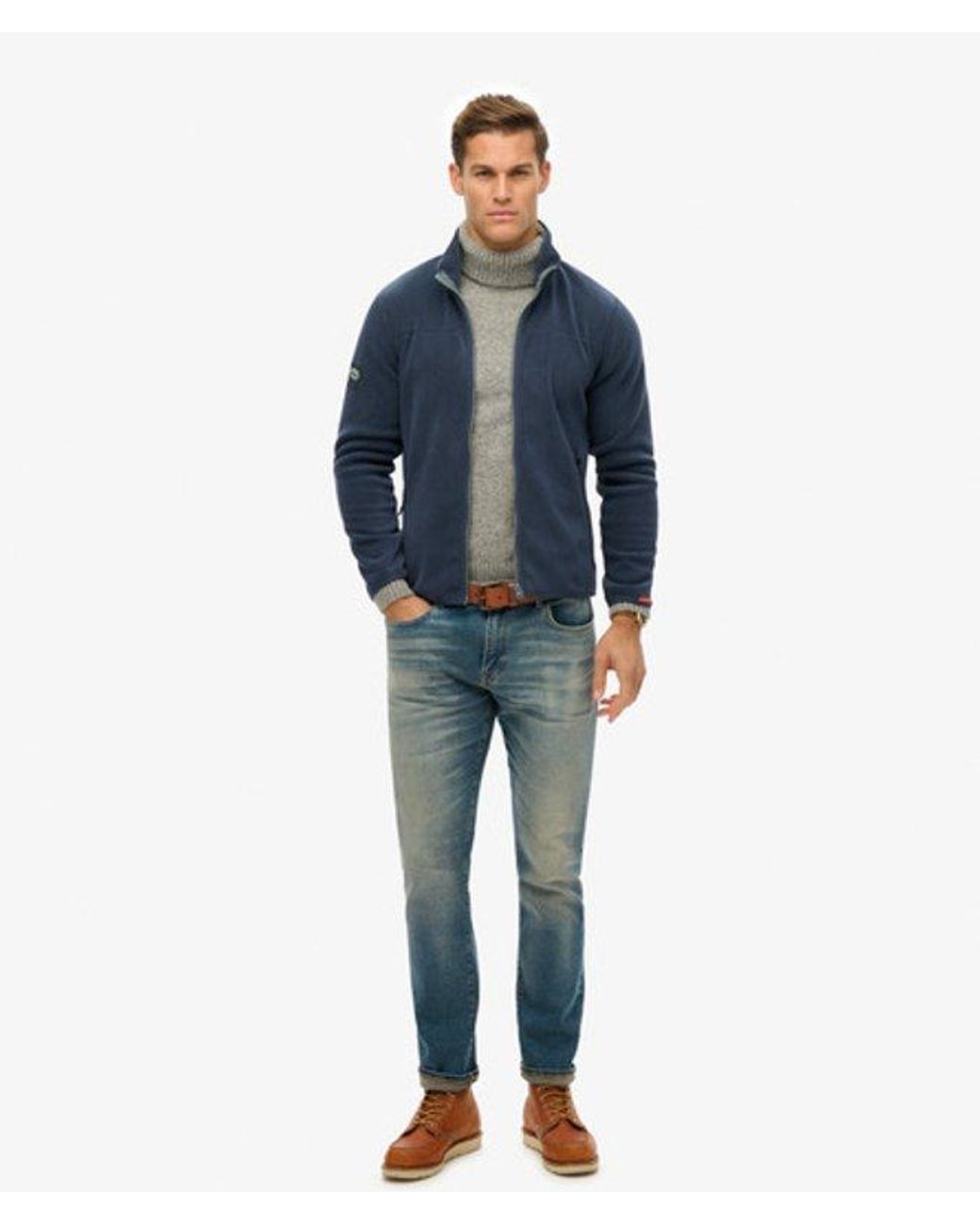Superdry Blue & Co Active Full Zip Fleece for men