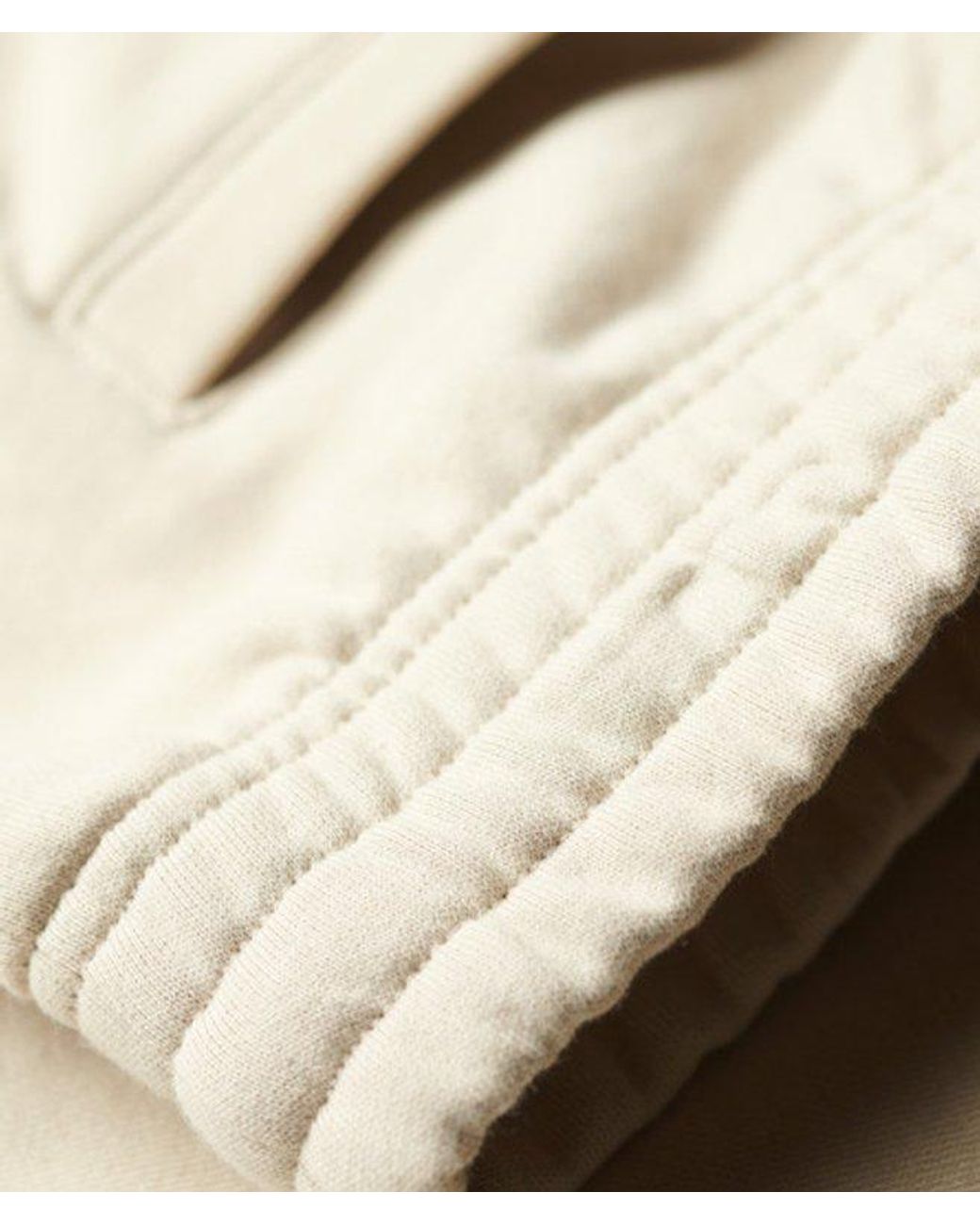 Superdry Essential Logo Jersey Shorts in het Natural voor heren