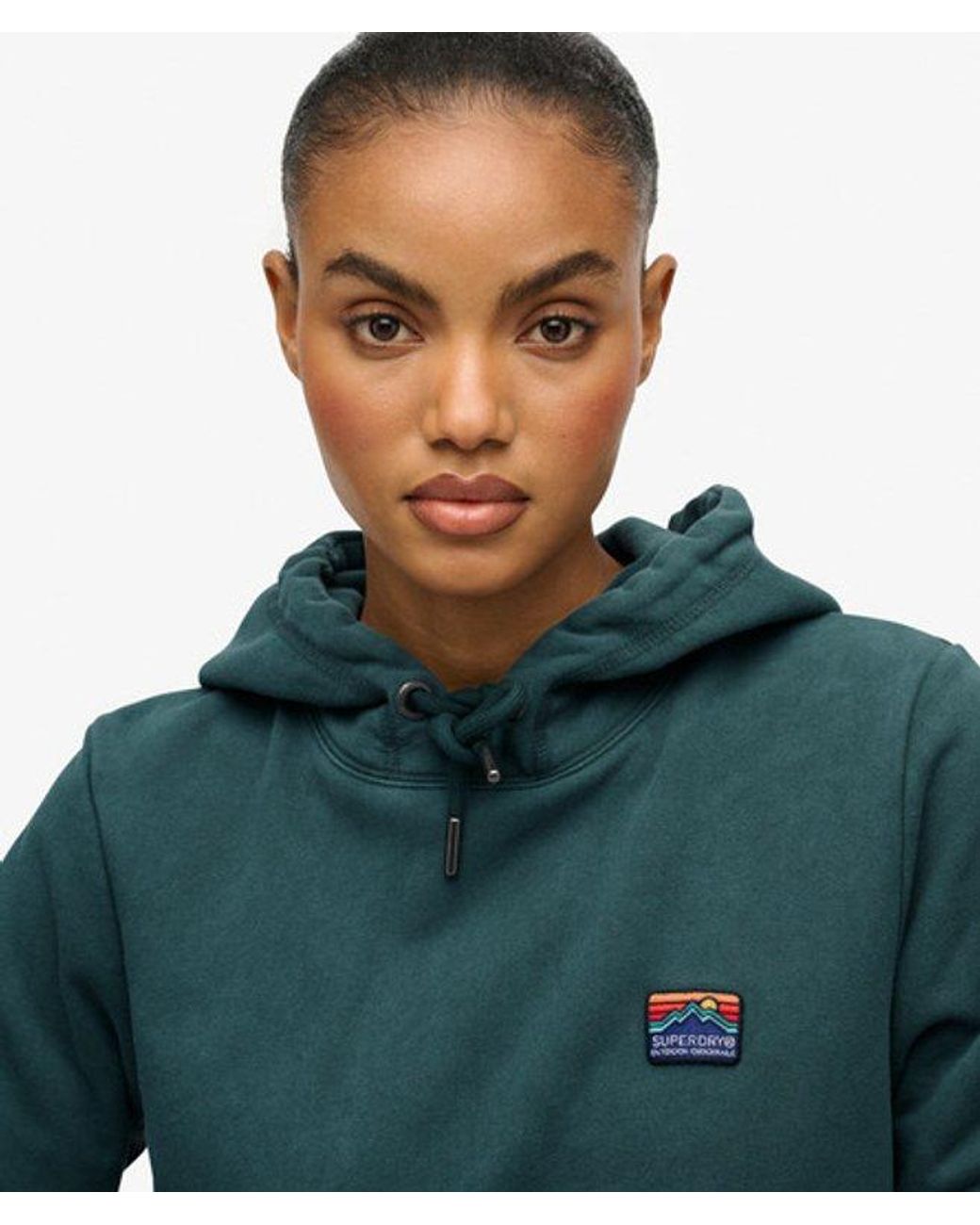 Superdry Blue & Co Great Outdoors Embroidered Hoodie