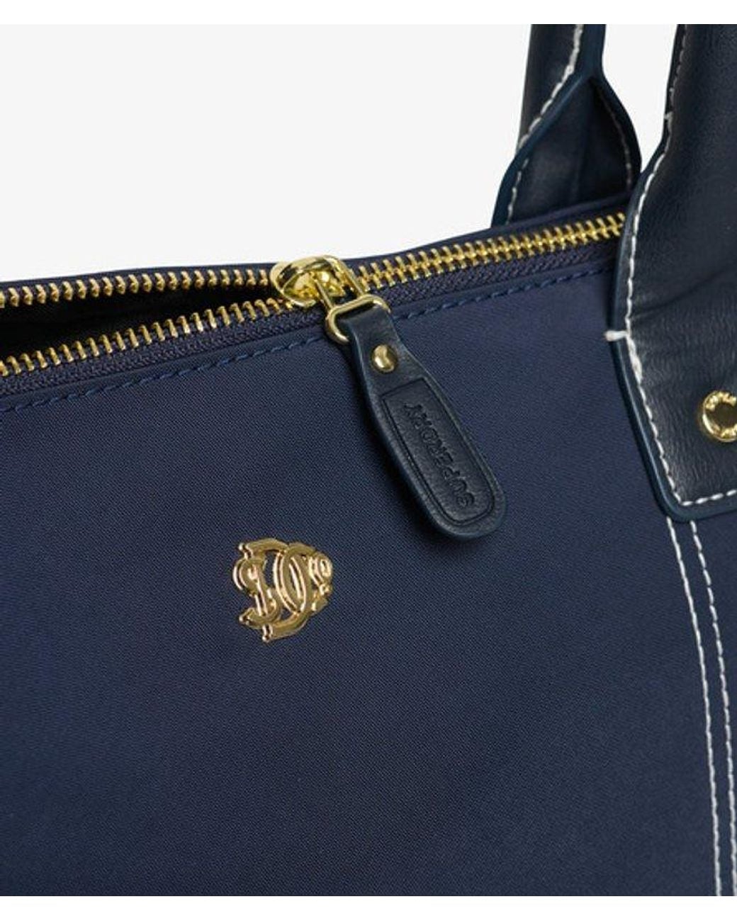 Superdry Blue Sd & Co Nylon Tote Bag