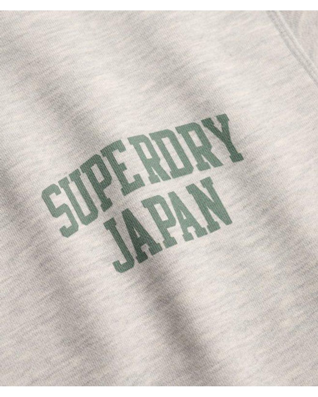 Superdry Gray & Co Athletic Essentials Half Zip Sweatshirt for men