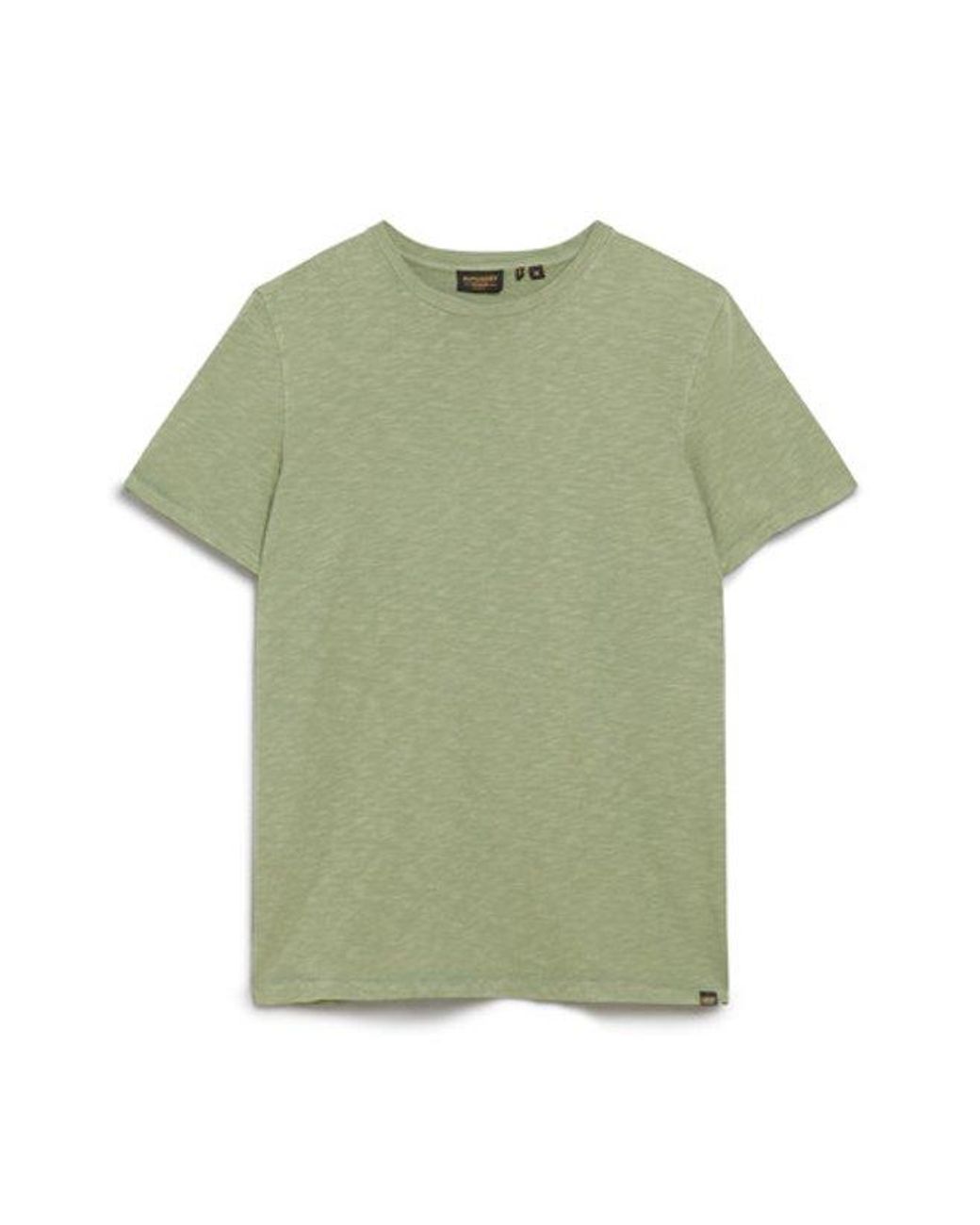 Superdry Green & Co Crew Neck Slub Short Sleeved T-shirt for men