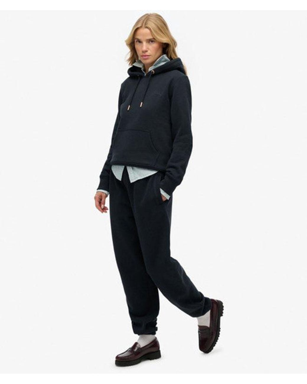 Superdry Essential Logo joggingbroek in het Black