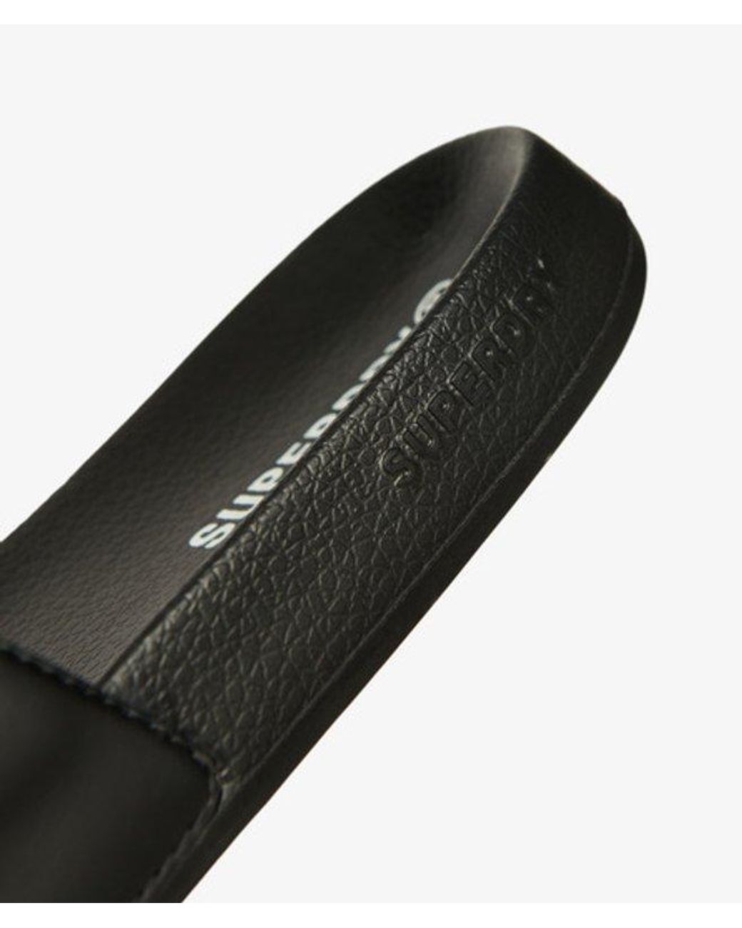 Superdry Black & Co Core Pool Sliders