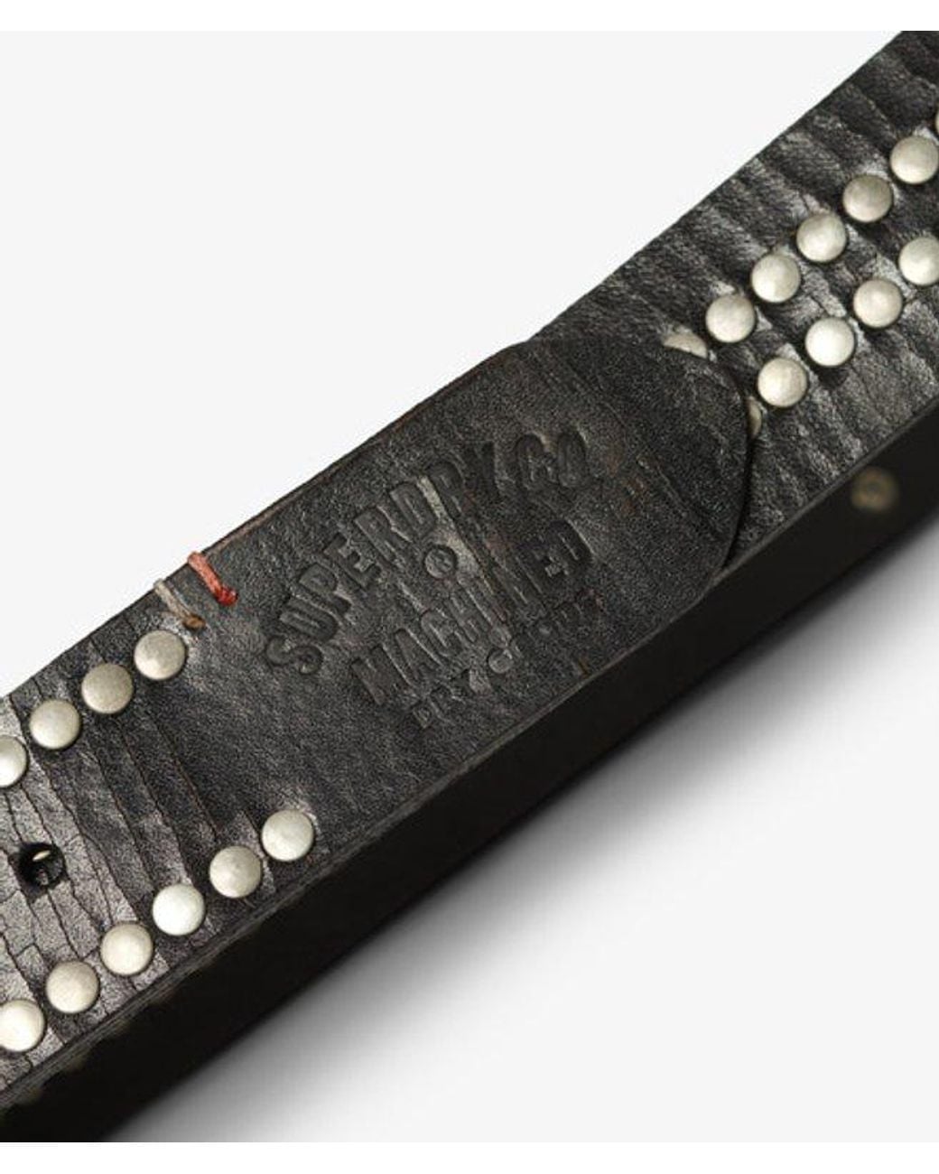 Superdry Black & Co Logo Goods Belt for men