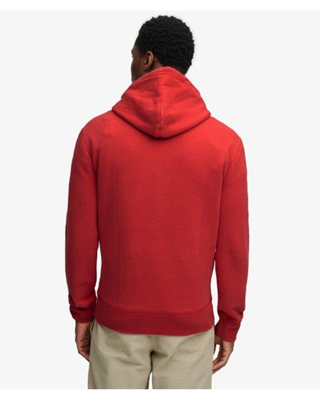 Superdry Red & Co 1954 Company Relaxed Hoodie for men