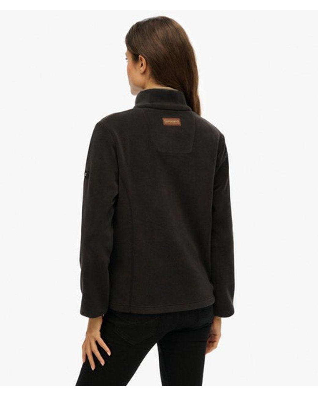 Superdry Black & Co Estate Half Zip Fleece