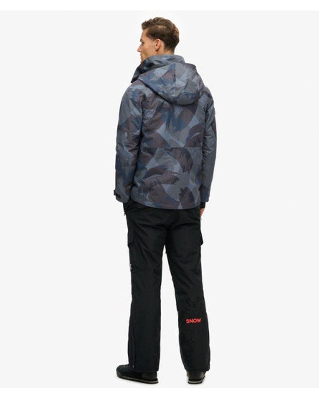 Superdry Gray Ski Freestyle Core Jacket for men