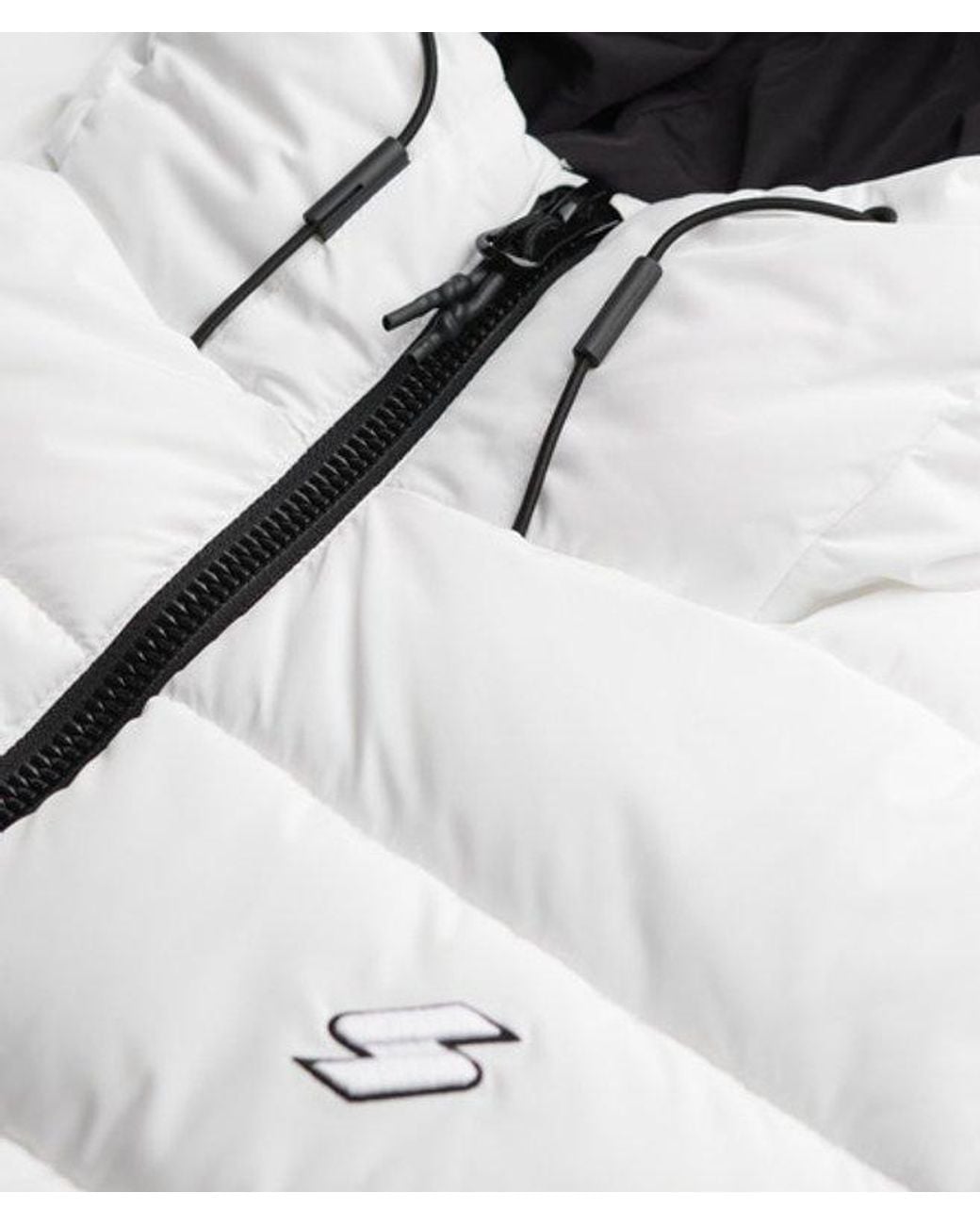 Superdry White & Co Hooded Spirit Sports Puffer Jacket