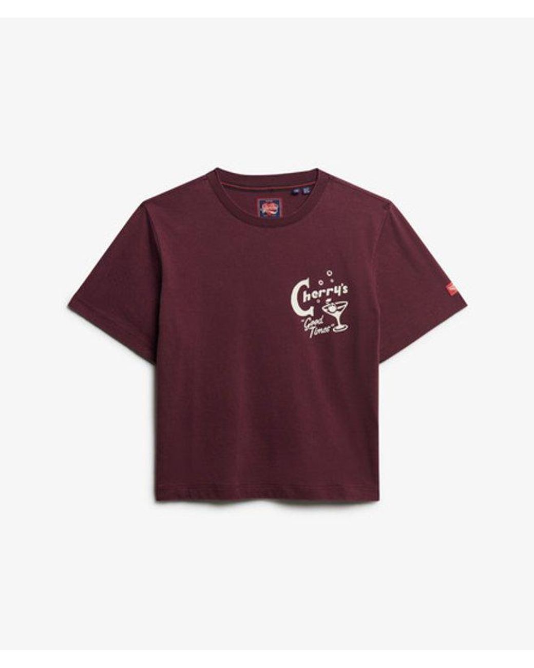 Superdry Red & Co Roadside Trade Relaxed T-shirt