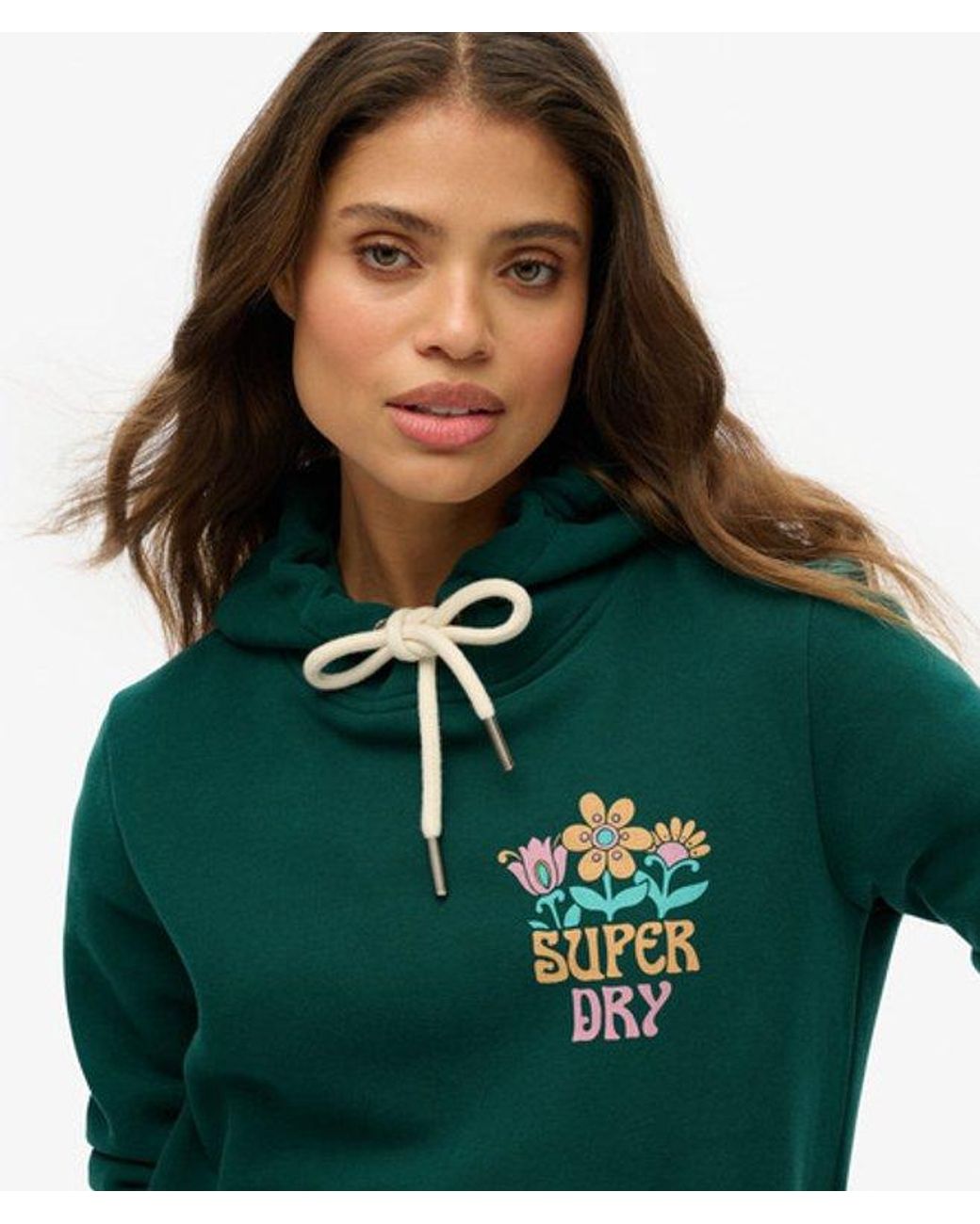 Superdry Green Summer Garden Hoodie