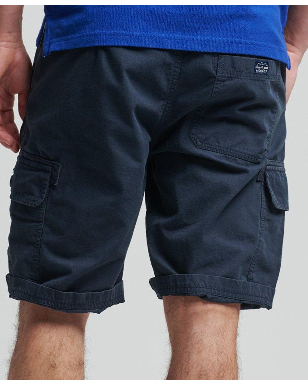 Superdry Organic Cotton Vintage Cargo Shorts Navy in Blue for Men | Lyst