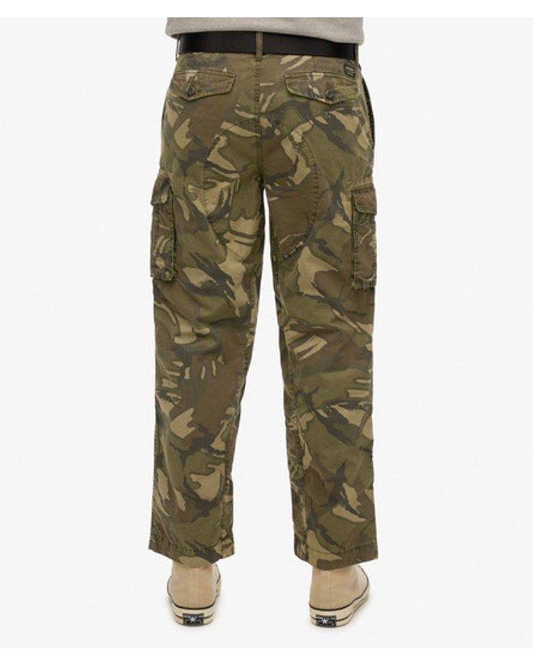 Superdry Green & Co Parachute Light Cargo Pants for men