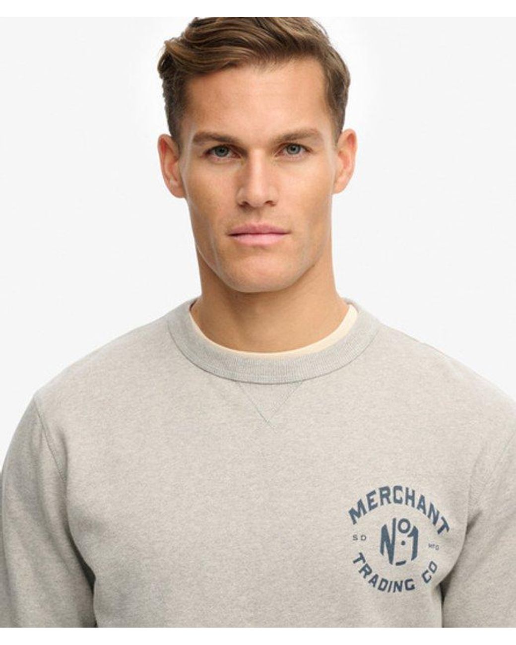 Superdry Gray & Co The Merchant Store- Graphic Sweatshirt for men