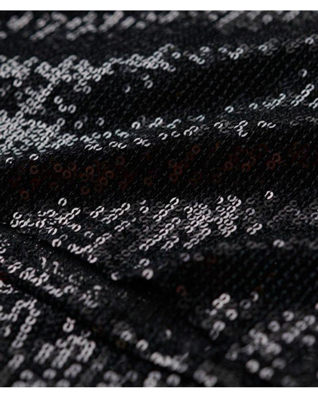 Superdry Black & Co Sequin Cami Mini Dress