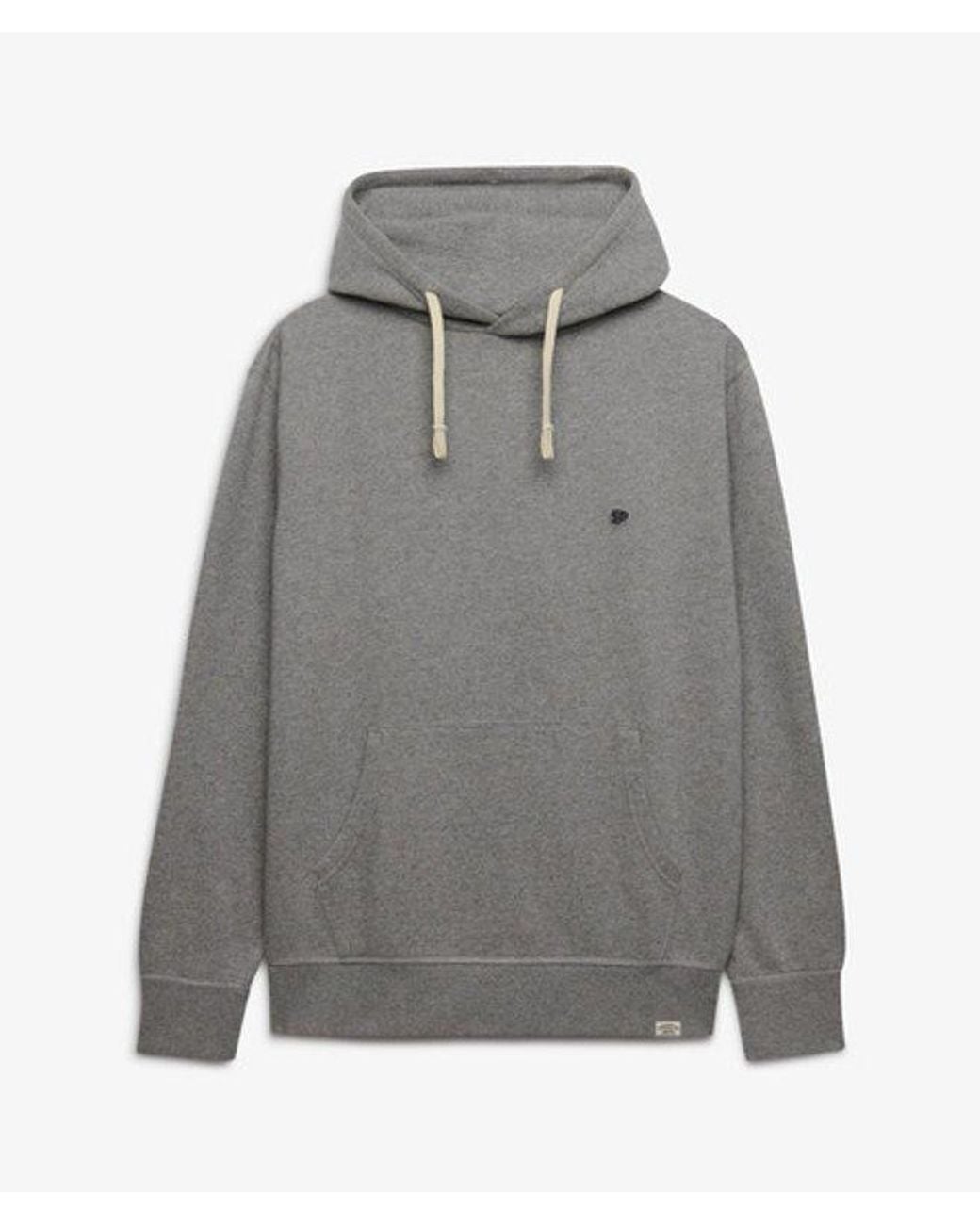 Superdry Gray & Co Monogram Embroidered Hoodie for men