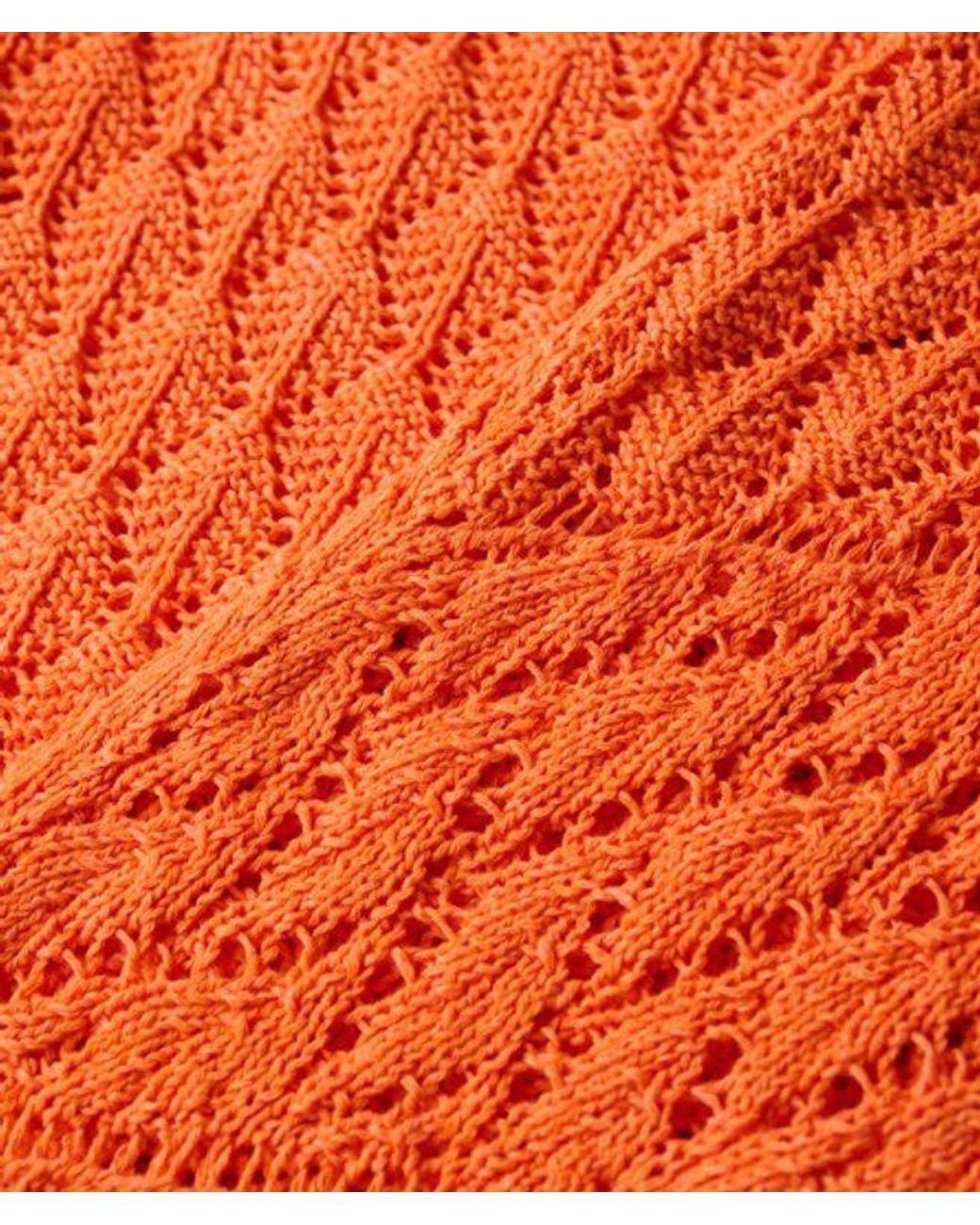 Superdry Orange & Co Cotton Crochet Cami Mini Dress
