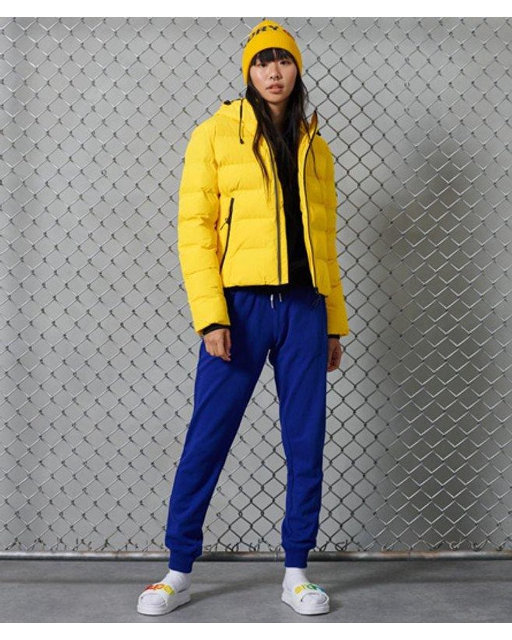 Superdry Yellow Spirit Sports Puffer