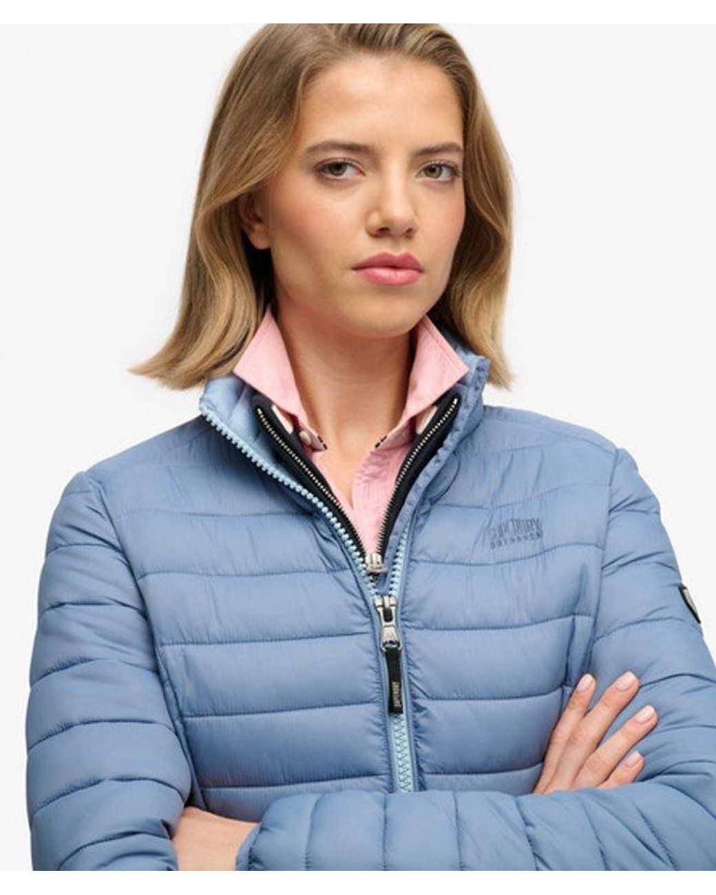 Superdry Blue Fuji Lite Padded Jacket