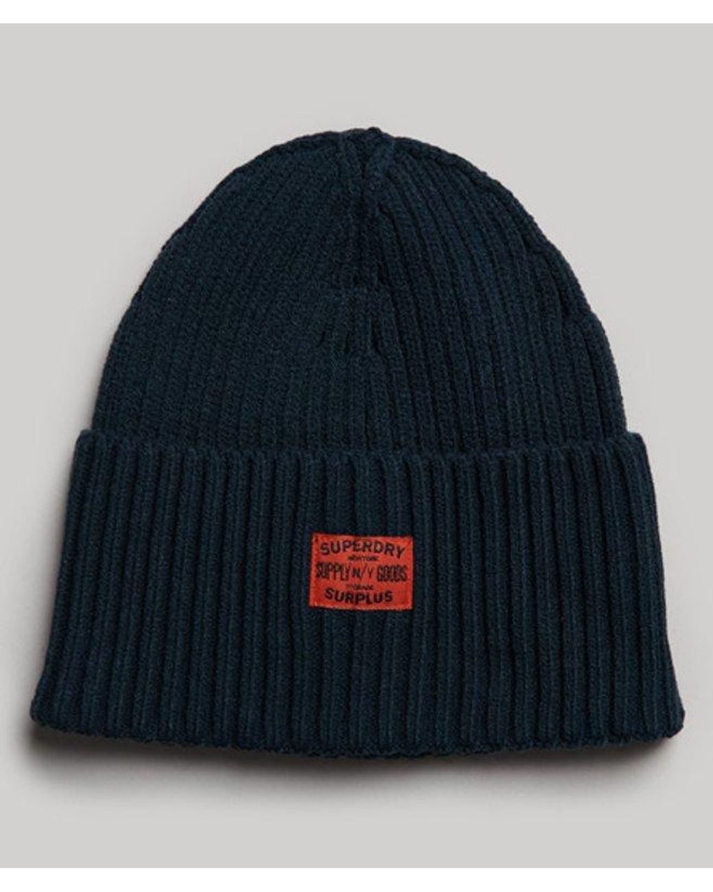 Superdry Blue & Co Workwear Knitted Beanie
