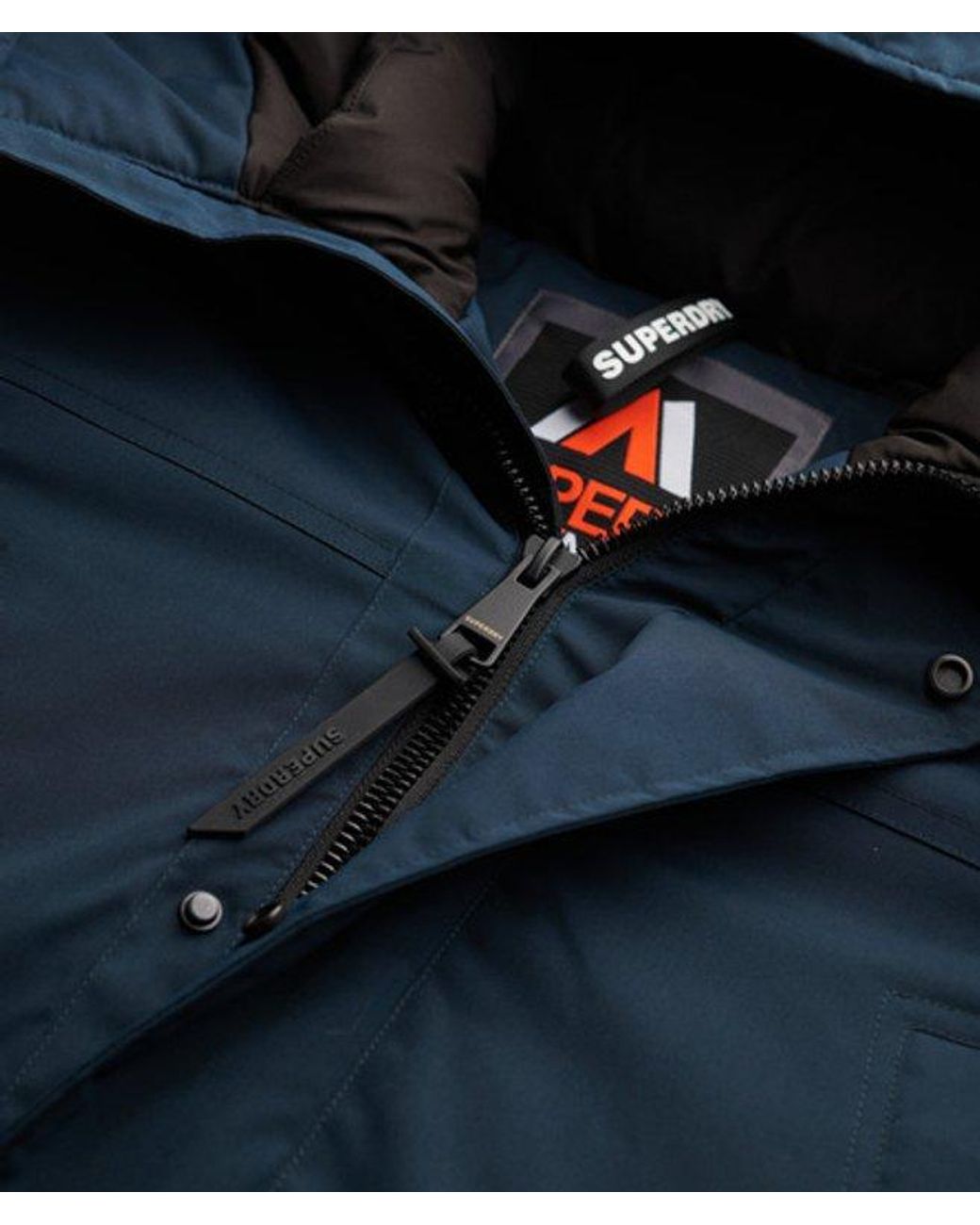 Superdry Blue & Co City Padded Parka Coat for men