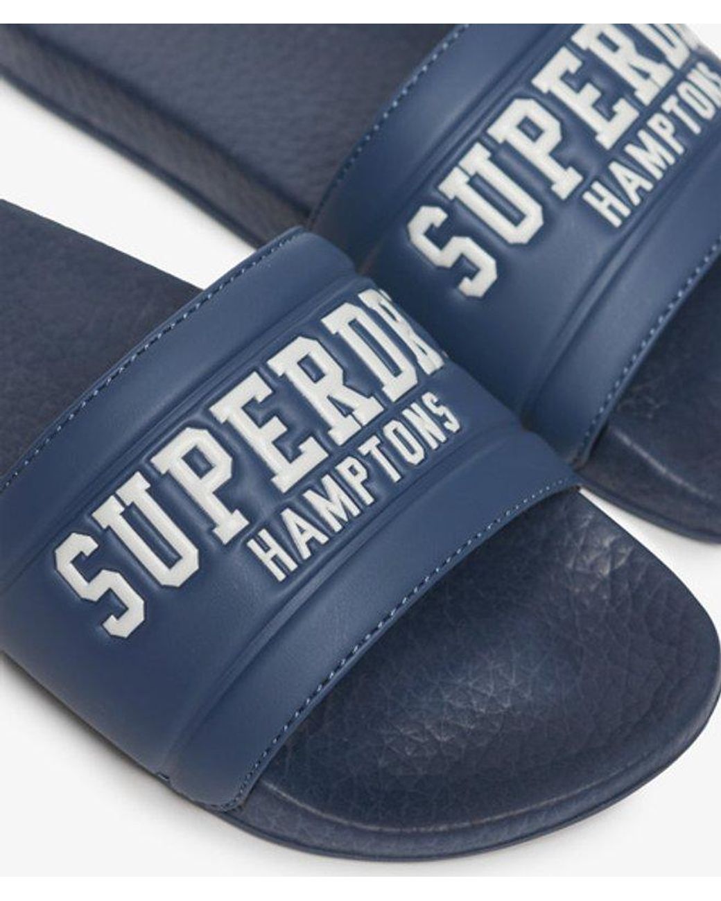 Superdry Blue & Co Destination Pool Sliders