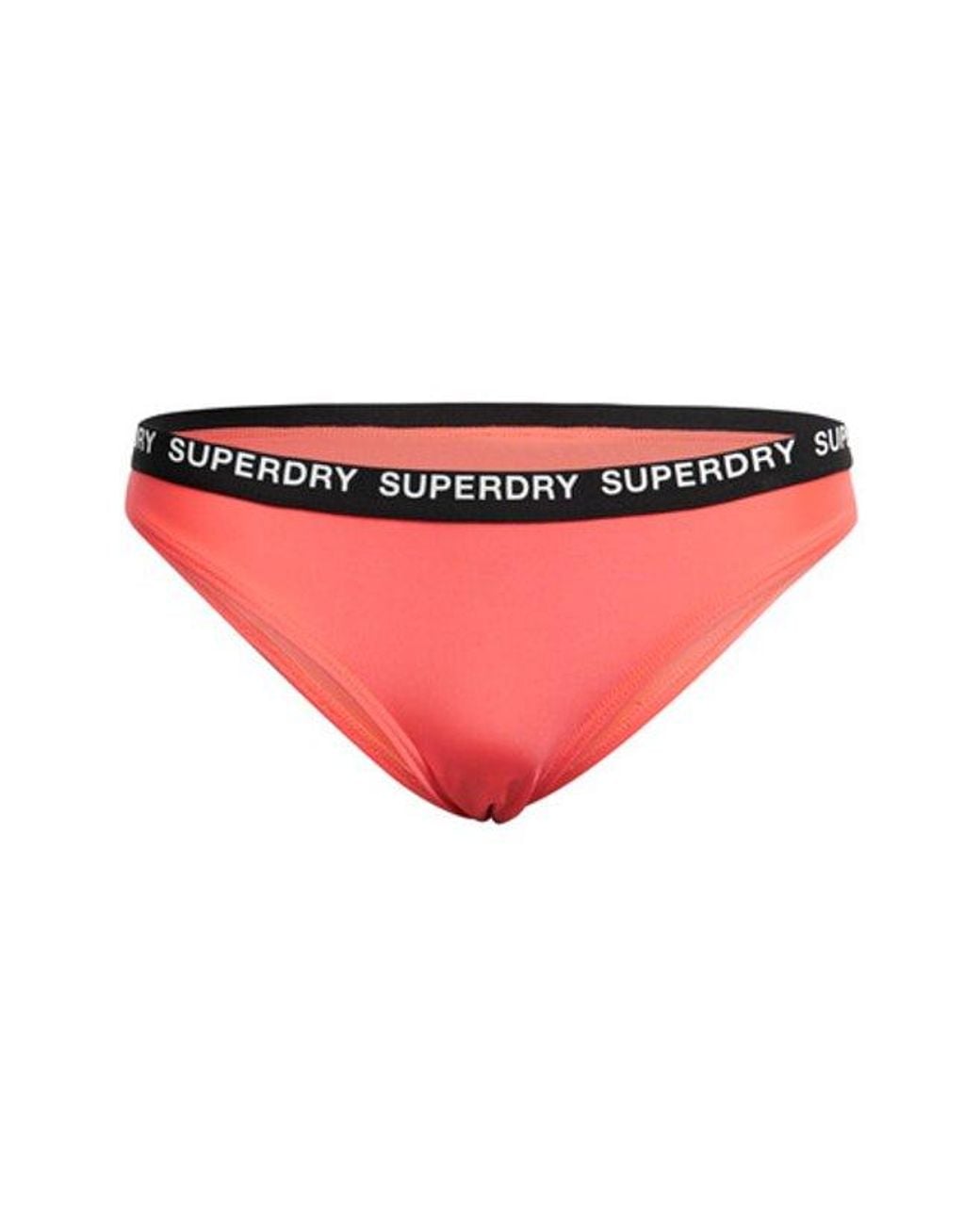 Superdry Red & Co Elastic Classic Bikini Bottom