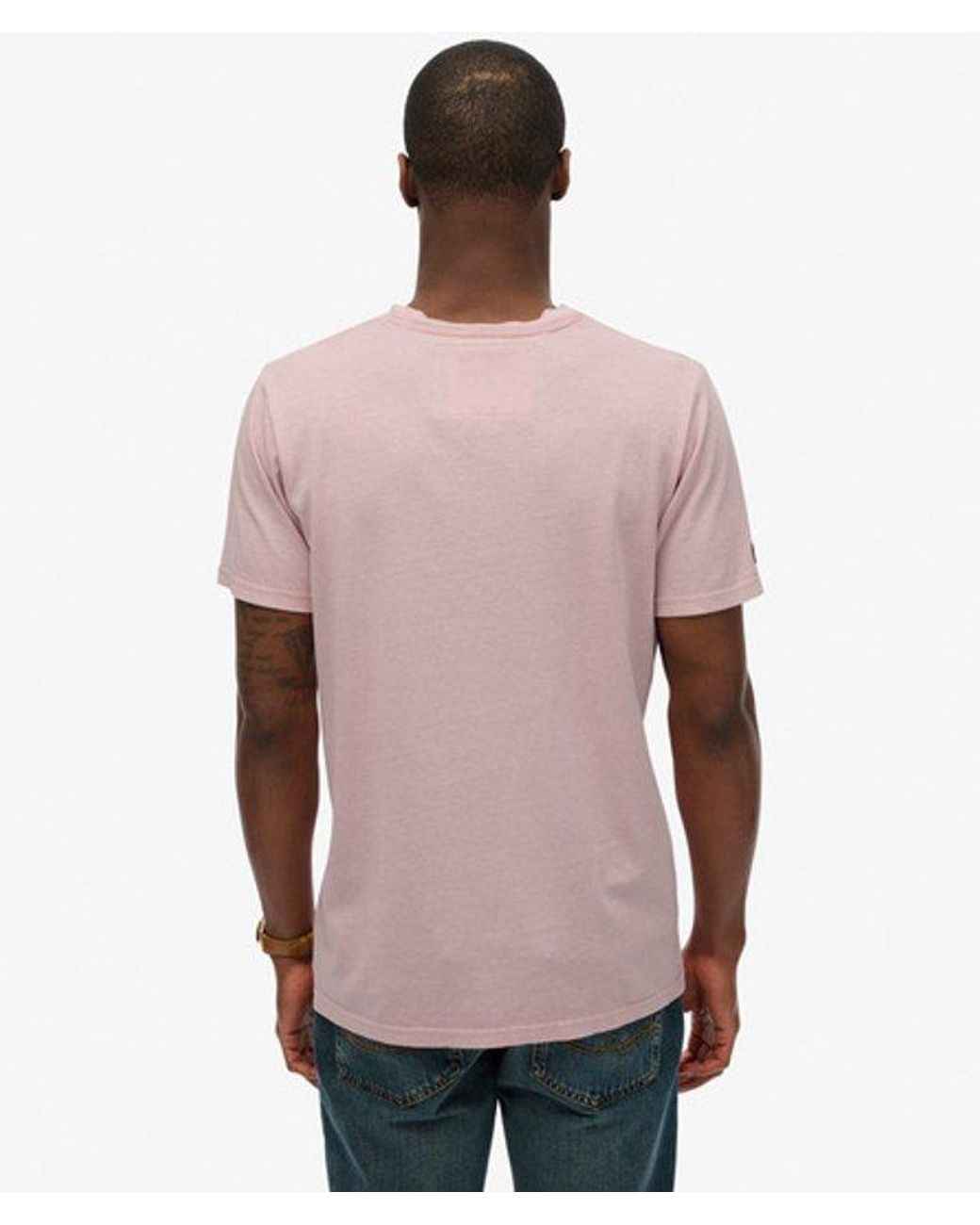 Superdry Red & Co Athletic Embossed Relaxed T-shirt for men