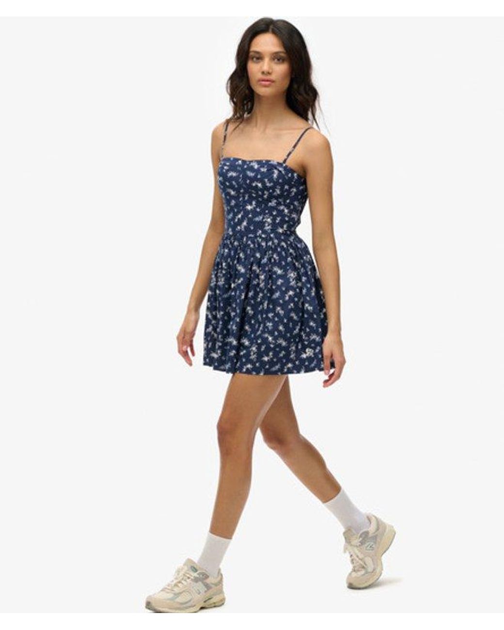 Superdry Brown & Co Corset Cami Mini Dress
