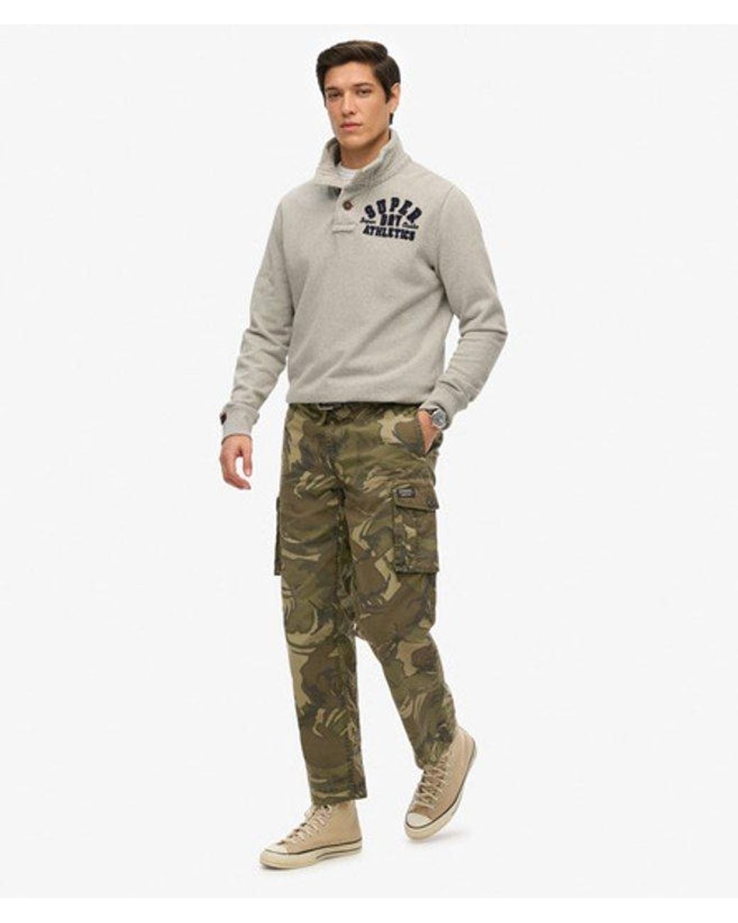 Superdry Green & Co Parachute Light Cargo Pants for men
