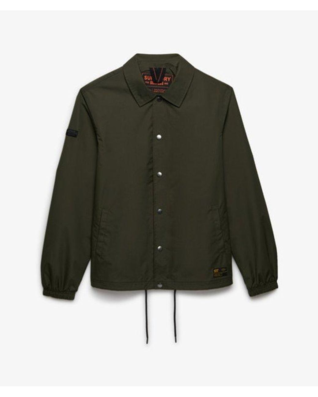 Superdry Surplus Otto Coach Jacket in het Green voor heren