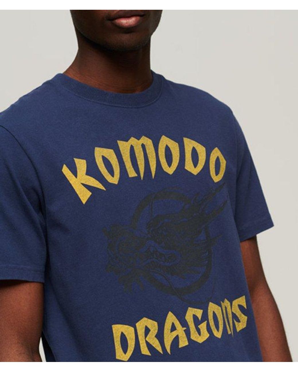 Superdry Blue & Co X Komodo Classic Dragon T-shirt for men