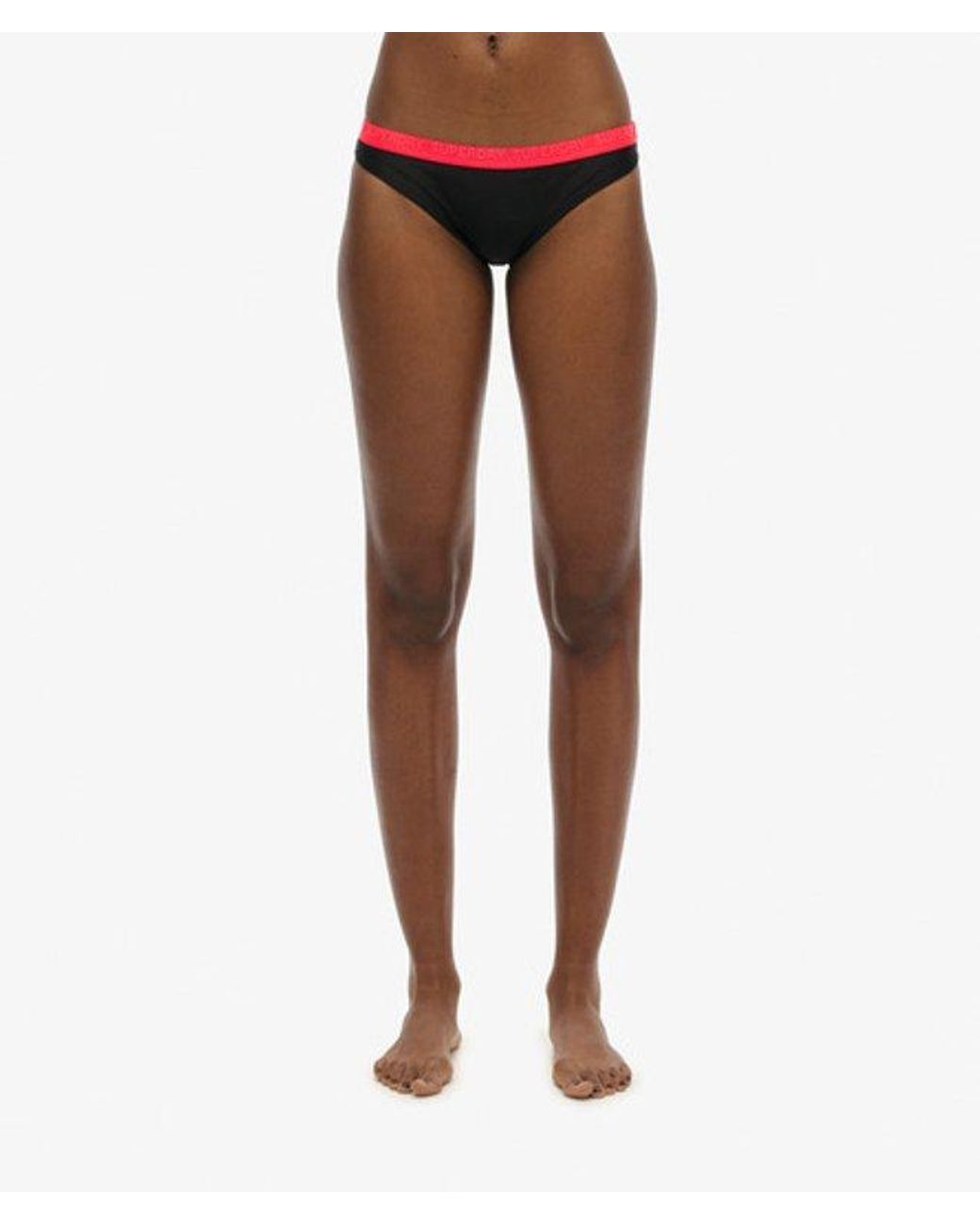 Superdry White & Co Elastic Classic Bikini Bottom