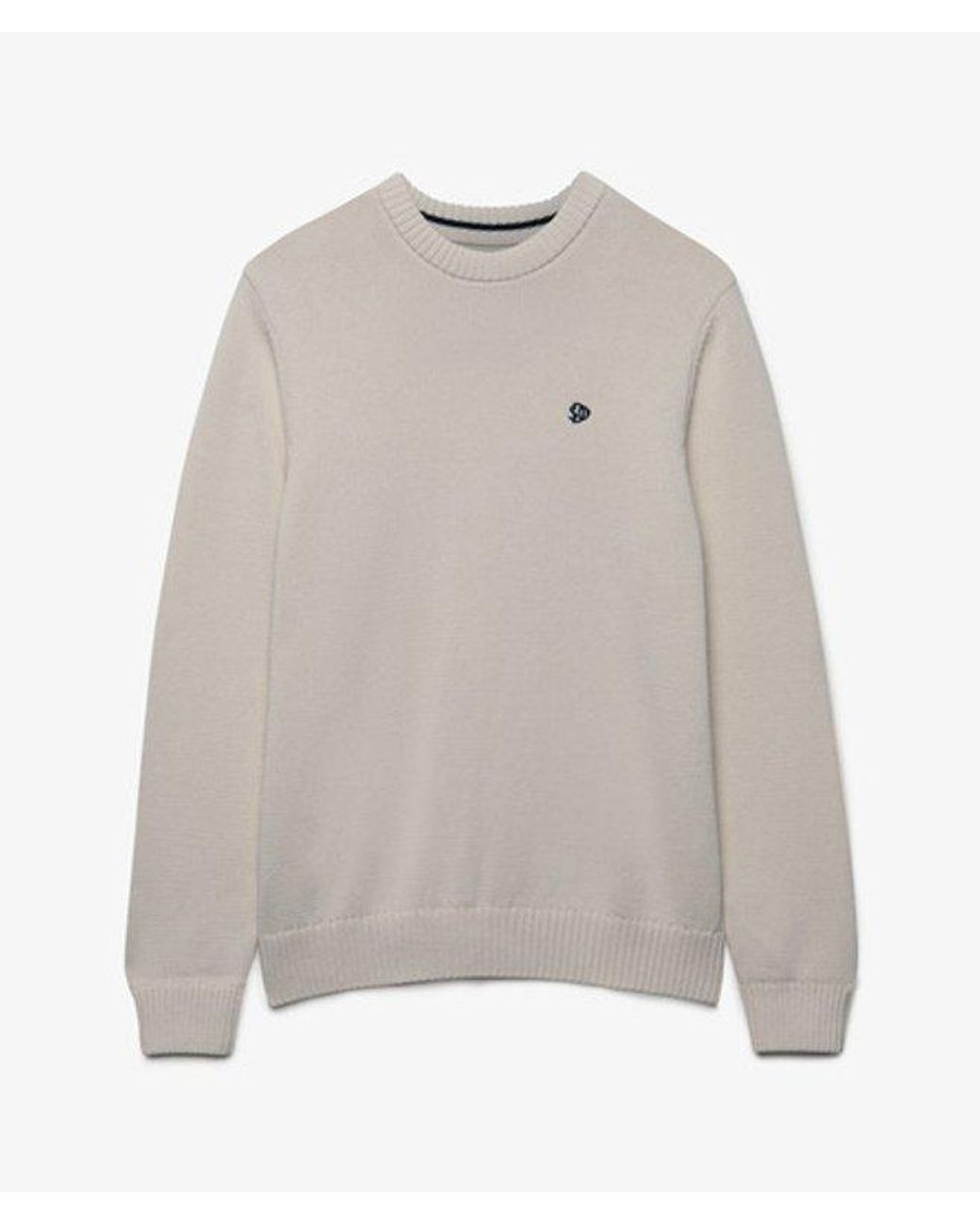 Superdry Gray & Co Preppy Cotton Jumper for men